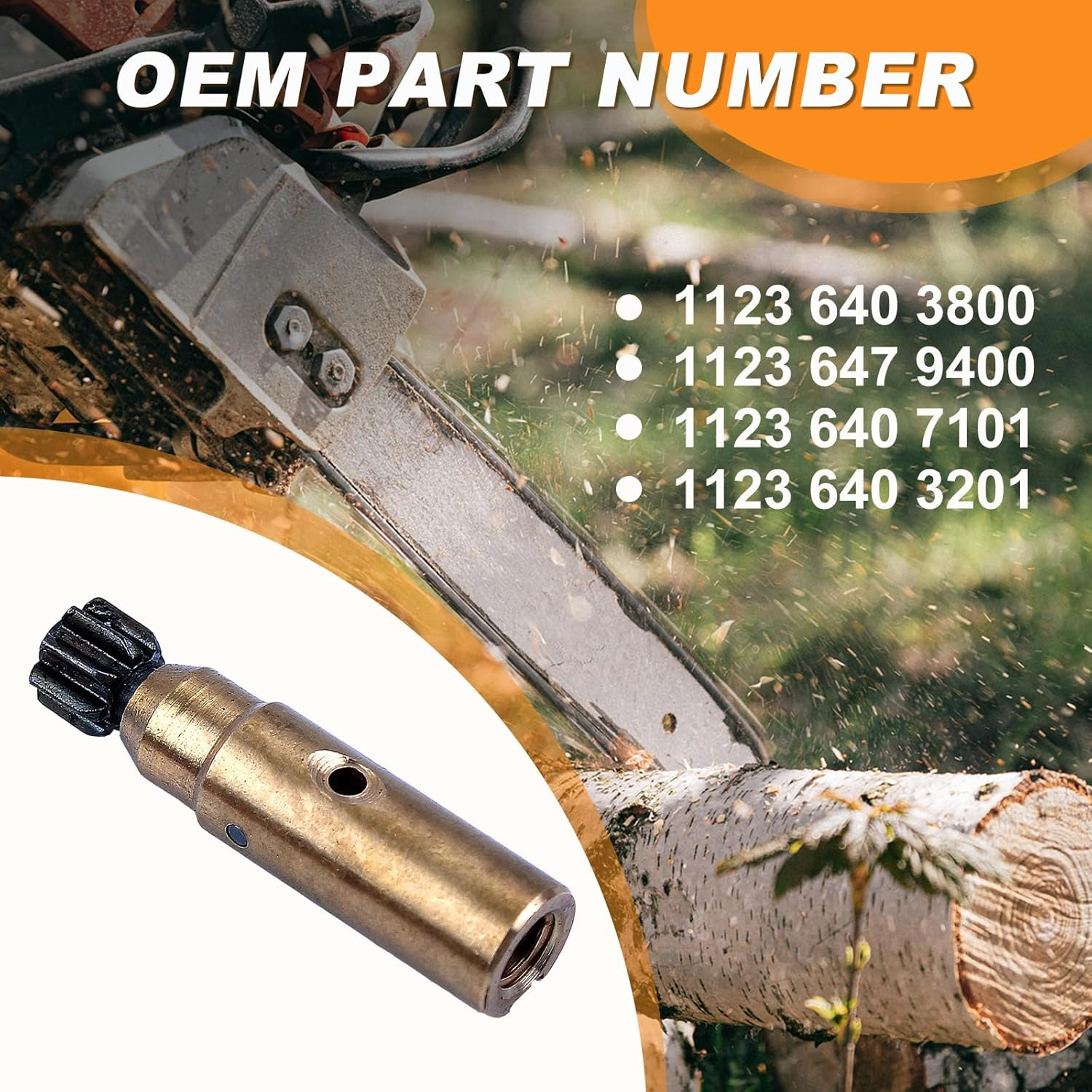 Oil Pump Worm Gear Oil Filter Hose Line for Stihl MS250 MS230 MS210 025 023 021 Chainsaw 1123 640 3800