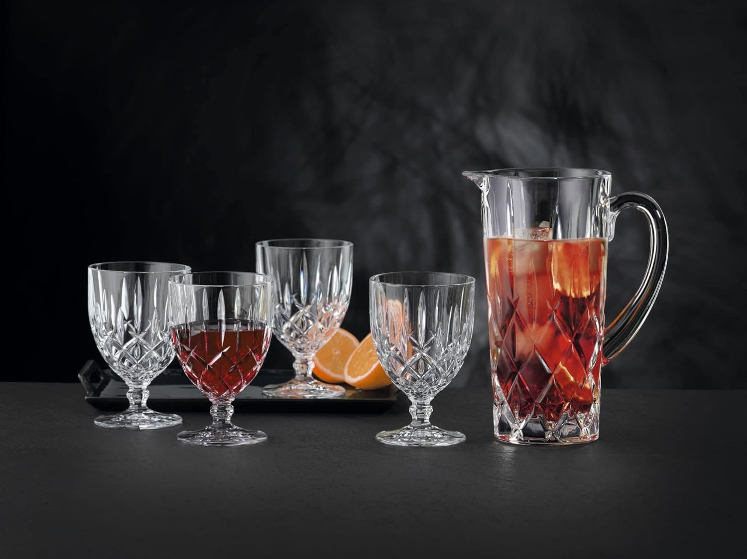 Nachtmann Noblesse Pitcher, Clear &ndash; Premium Crystal Beverage Jug with Wide Spout for Smooth Pouring &ndash; Ideal for Water, Juice & Cocktails &ndash; 1160 Ml Capacity