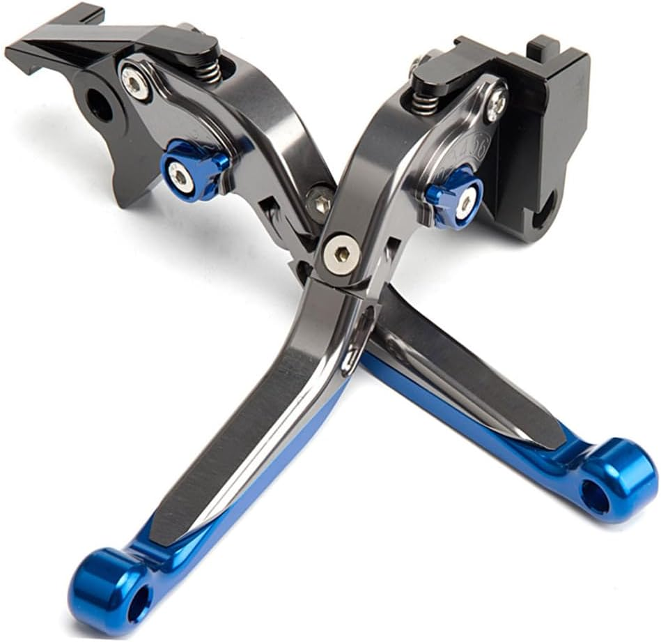 For Ducati Monster 659/ LAMS 2018-2021 Modified CNC Aluminum Alloy Length Adjustable Foldable Brake Clutch Lever Accessories (Gray)