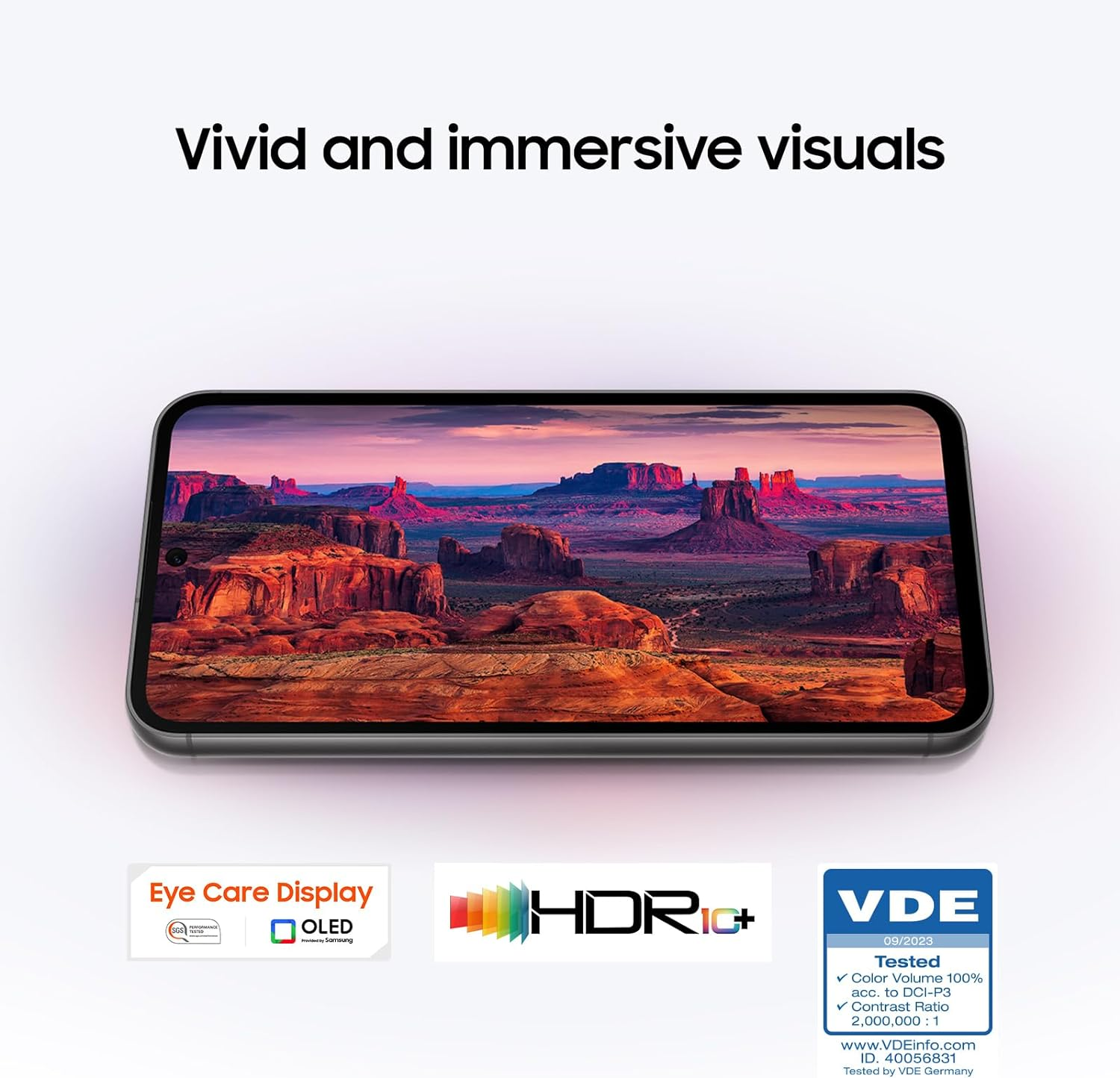 Samsung Galaxy S23 FE 5G AI Smartphone, 128GB, Cream image number 5