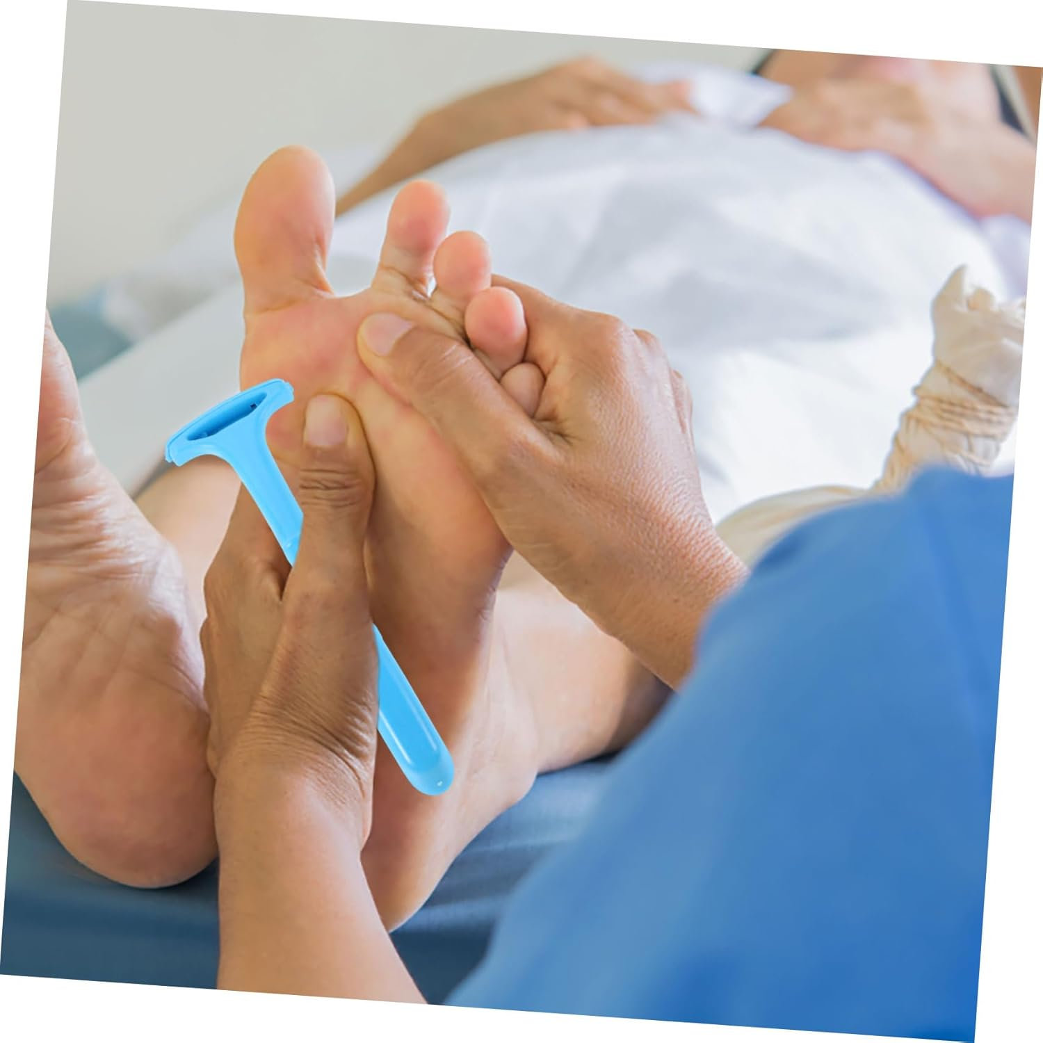 IWOWHERO 10Pcs Foot Scraper for Dead Skin Heel Scraper for Feet Professional Pedicure image number 1