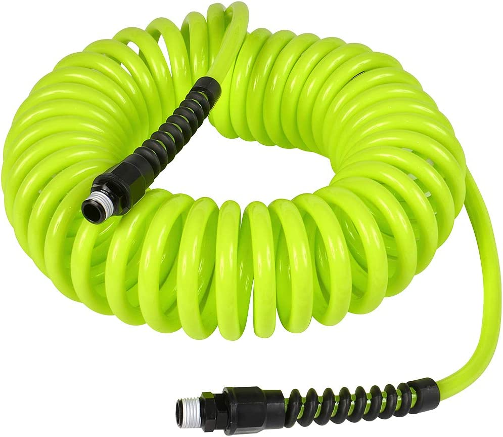 Flexzilla Polyurethane Recoil Air Hose, 1/4 In. X 25 Ft., Zillagreen - LP1425AFZ image number 4