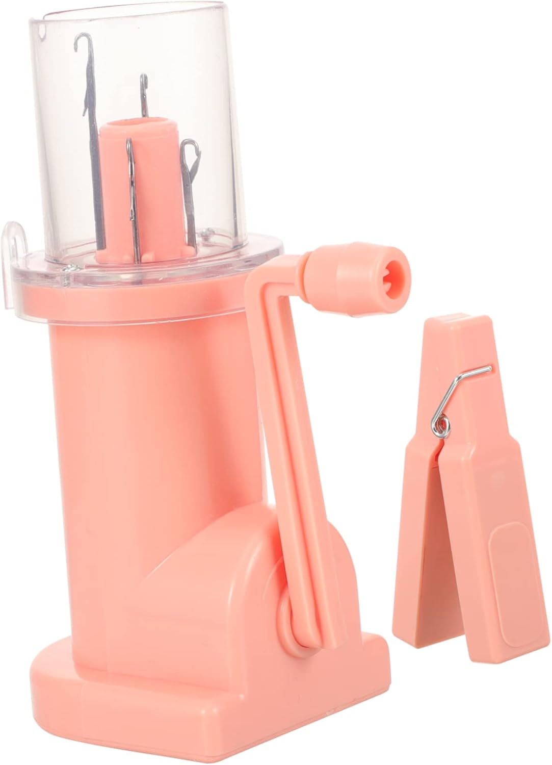 CORHAD Hand Operated Knitting Machine Diy Tool Mini Sewing Knitting Machine for Boys and Girls Parents Adults Yarn Easy to Use image number 5