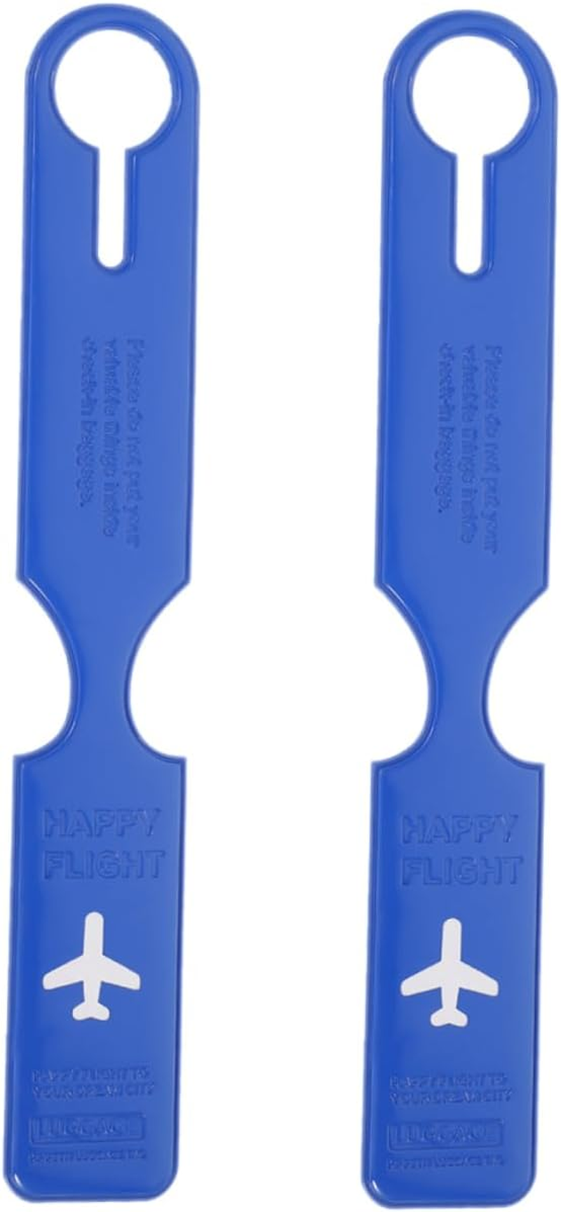 GALPADA 2Pcs Plastic Luggage Tags Suitcase Luggage Tags for Travel Travel Suitcase image number 1