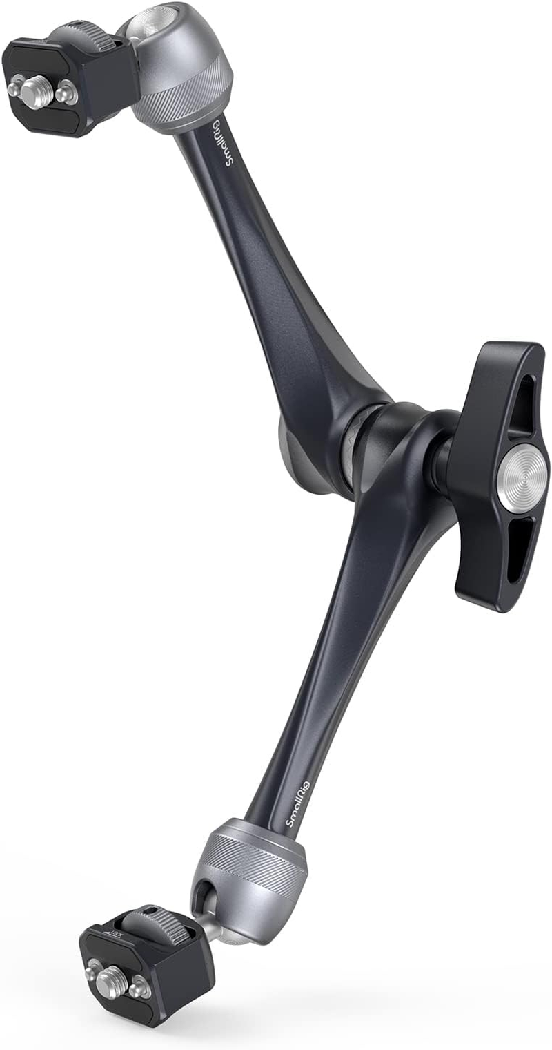 Smallrig Rosette Magic Arm 11 Inch with Ball Head, 1/4"-20 Screws, and Anti-Twist Pins, for Ipads/Monitors/Led Lights/Smartphones/Action Cameras, Max Load Cpacity 3Kg - 3959