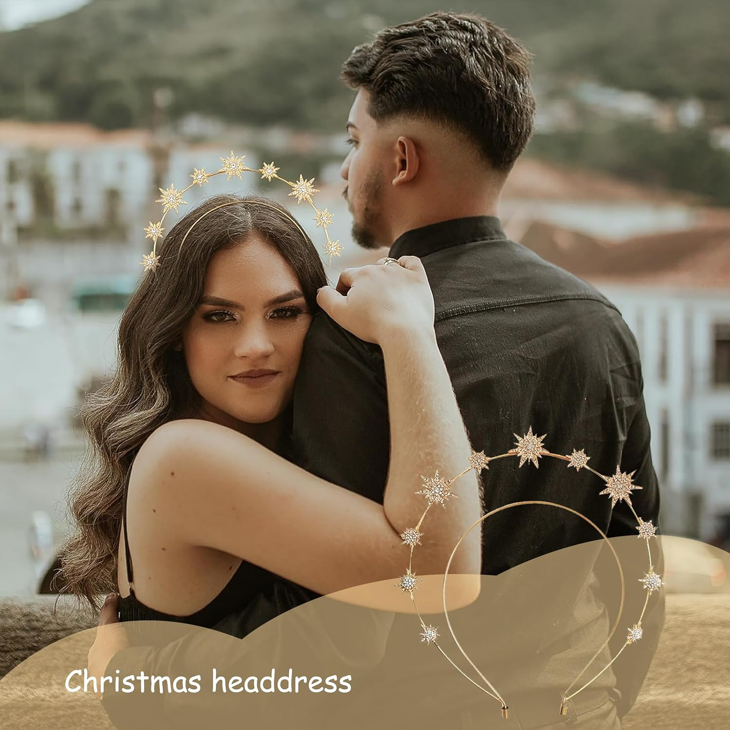 Star Headband, Headband with Star, Crown with Haly Layer Star Headband Carnival Headband Sun Moon and Stars Headband Stars with Star for Party Carnival Birthday Festival image number 6