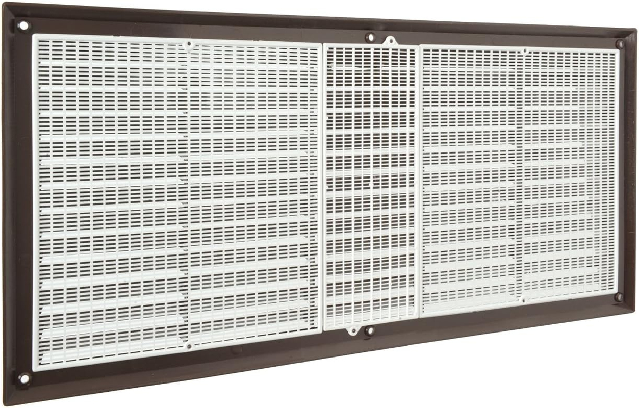 AR5023 M-Y Ventilation Grille Plastic Rectangular Overlap Brown 500 X 227 Mm