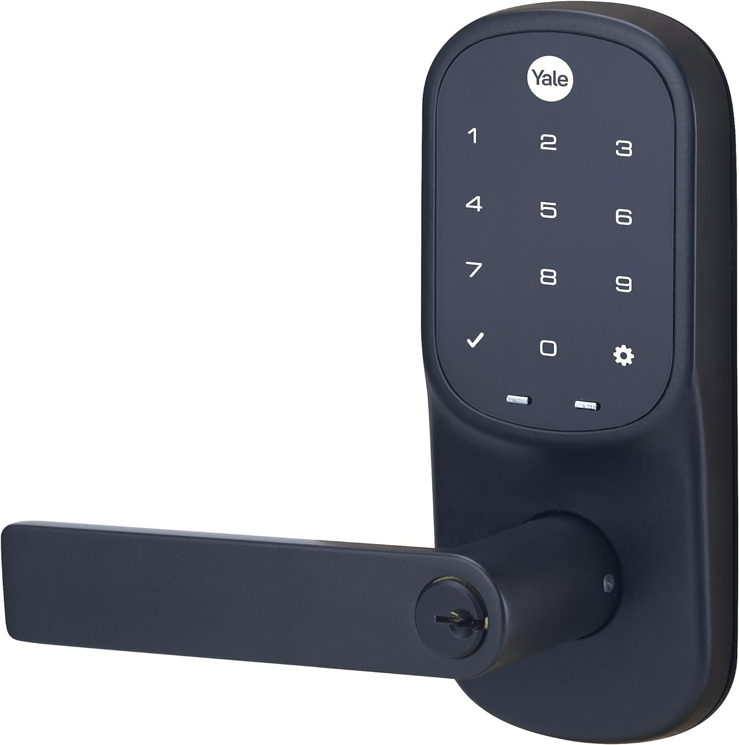 Yale Assure Lever Keyed Smart Deadlatch Matt Black with Yale Home Module image number 3