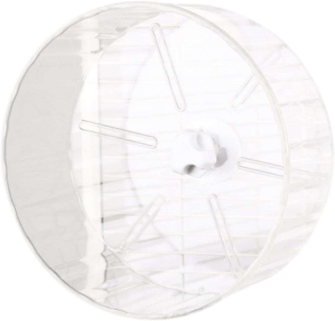Fzaqwen Hamster Activity Wheel for Small Animals with Silent Rolling Feature, Clear image number 6