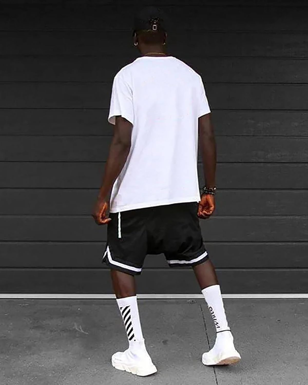 DIOTSR Mens Mesh Basketball Shorts Running Athletic Gym Workout Shorts with Zip Pocket