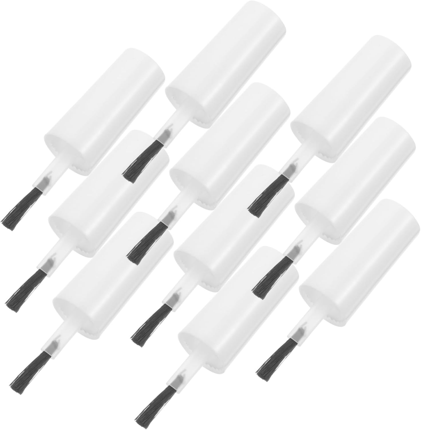 HONITANO 20Pcs Replacement Nail Polish Bottle Caps Brush for Manicure Gel Nail Salon Supplies image number 3
