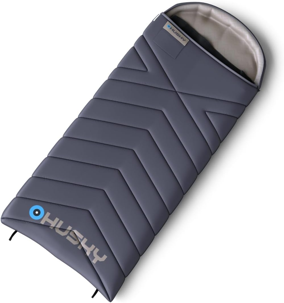 Husky Gala Sleeping Bag, 3 Seasons, Warm Blanket Sleeping Bag for Adults, Summer Sleeping Bag for Camping, Trekking, Outdoor and Indoor Use