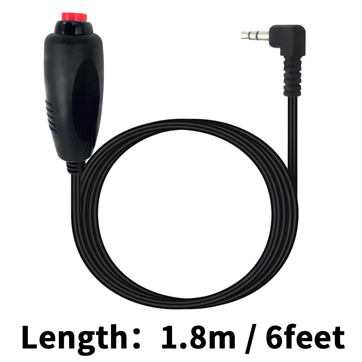 Duttek Push Button Cord Cable - Replacement Nurse Call Cable for Caregivers, Patients, Elderly - 3.5Mm TRS Headphone Plug (5.9Ft/1.8M) image number 3