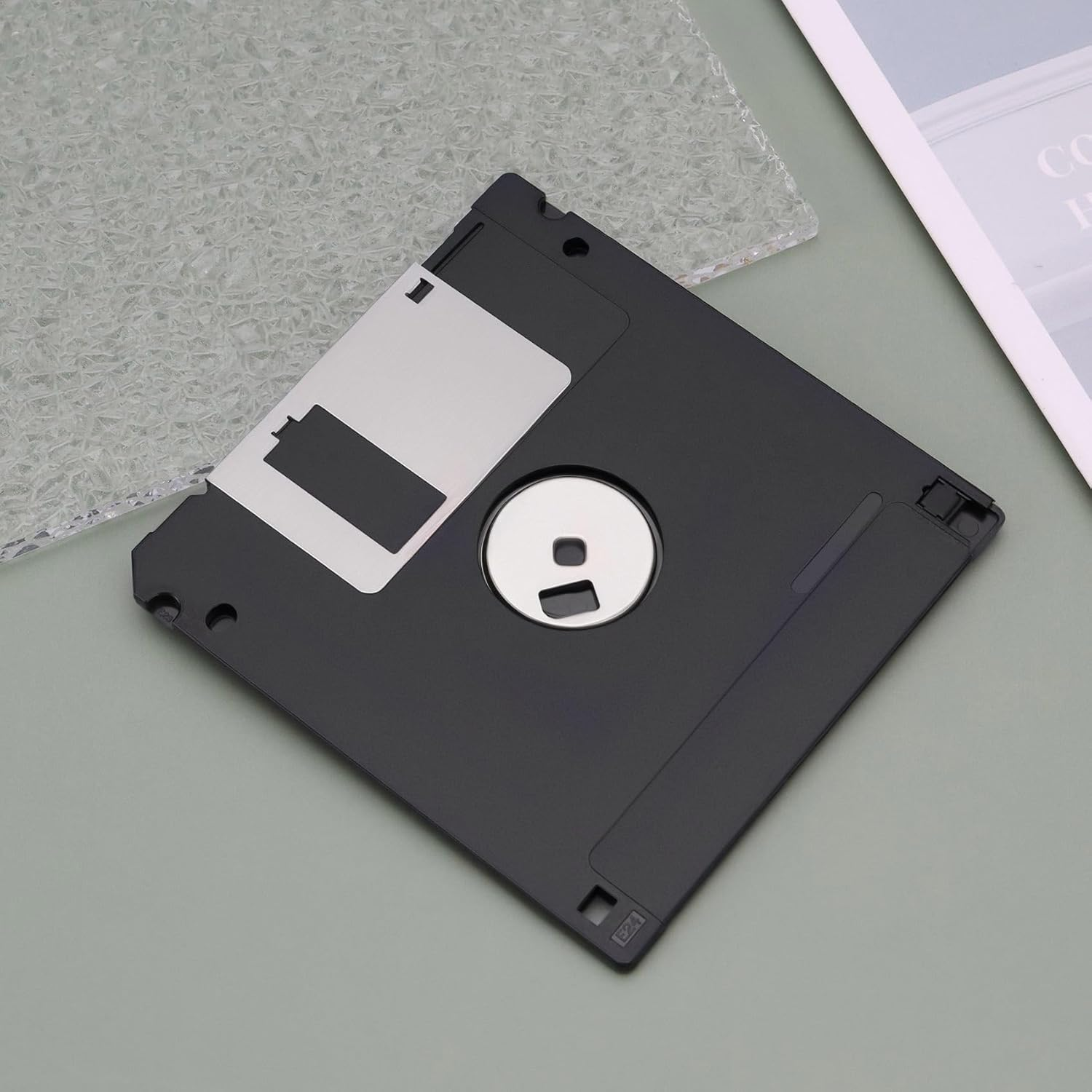 Emagtech 1Pc 3.5 Inch Floppy Disk Cleaner 1.44MB Format a Floppy Disk Cleaner Portable Floppy Disk Cleaner for PC Amiga Atari ST Archimedes Black image number 6