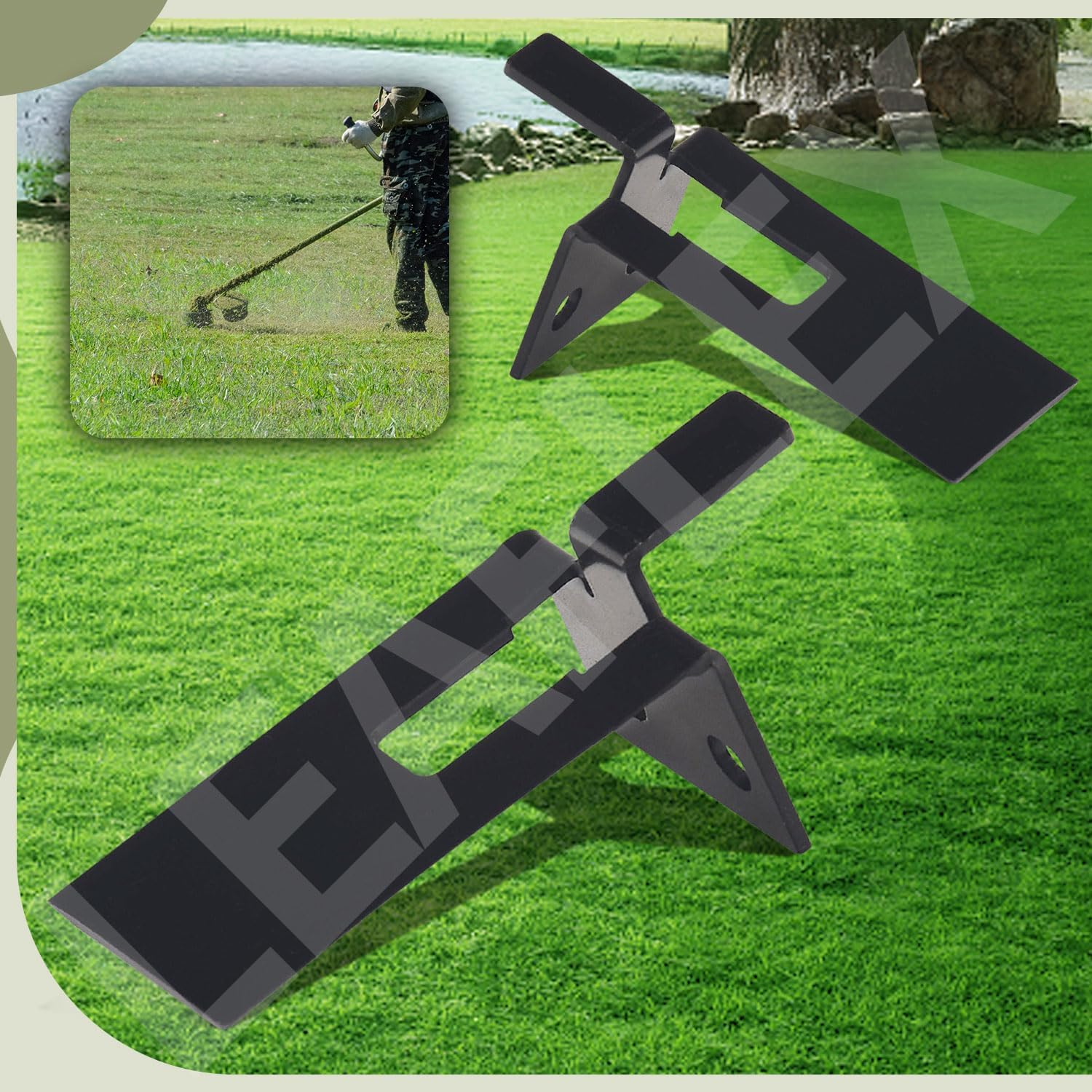 2 Pack 638016003 Line Cutting Blade/Trimmer Line Knife Cutter for Homelite RY15523A RY15523AVNM String Trimmer, String Trimmer Line Cut-Off Blade