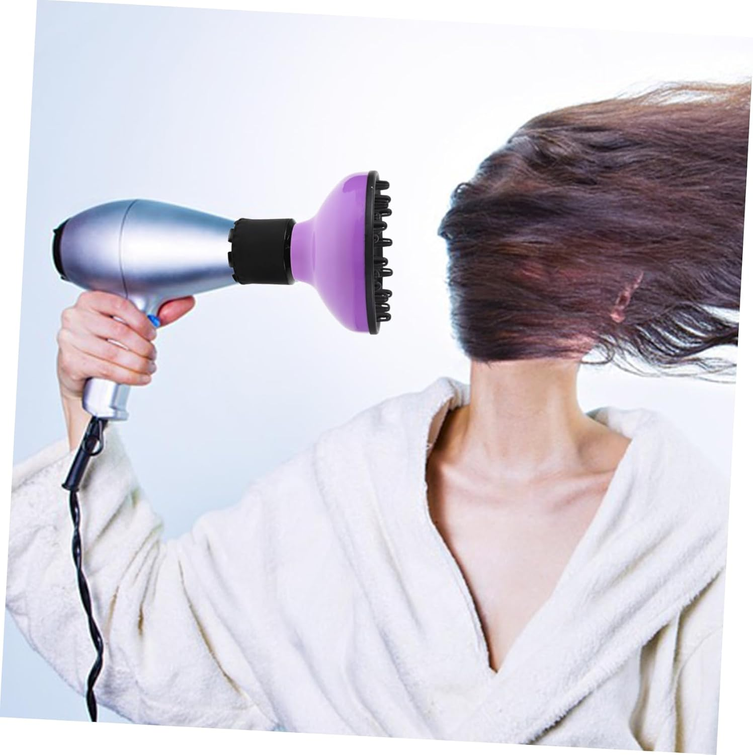 VINTORKY Adjustable Nozzle Hair Dryer Diffuser Hair Blower Protective Cover Diffuser Drying Cap Tool