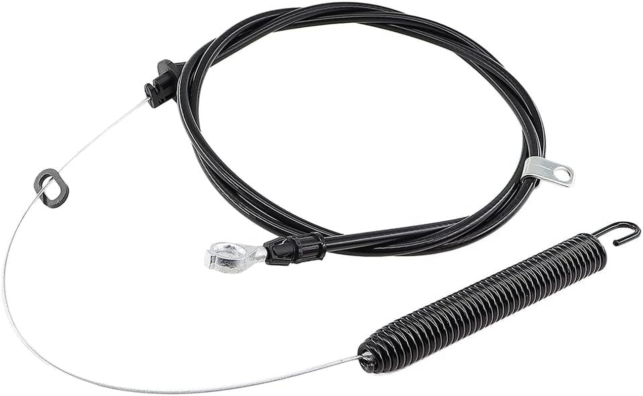 HURI PTO Blade Engagement Clutch Control Cable for J=Ohn D=Eere GY21106 GY20156 42" Deck 100 and X300 Series Riding Lawn Mower Tractor Fit L100 L108 L100 L110 L118 L111 LA105 LA120 LA125
