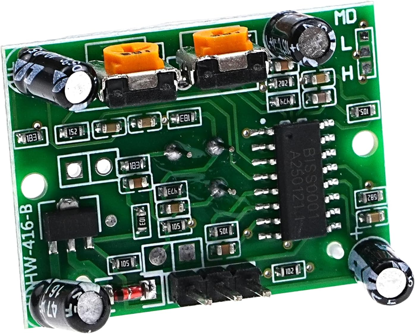 A-DIGISHUO 5Pcs HC-SR501 PIR Motion Sensor Module + 2Pcs Exclusive Housing for Arduino Raspberry Pi Toys, Lamps, Electronic Equipment image number 5