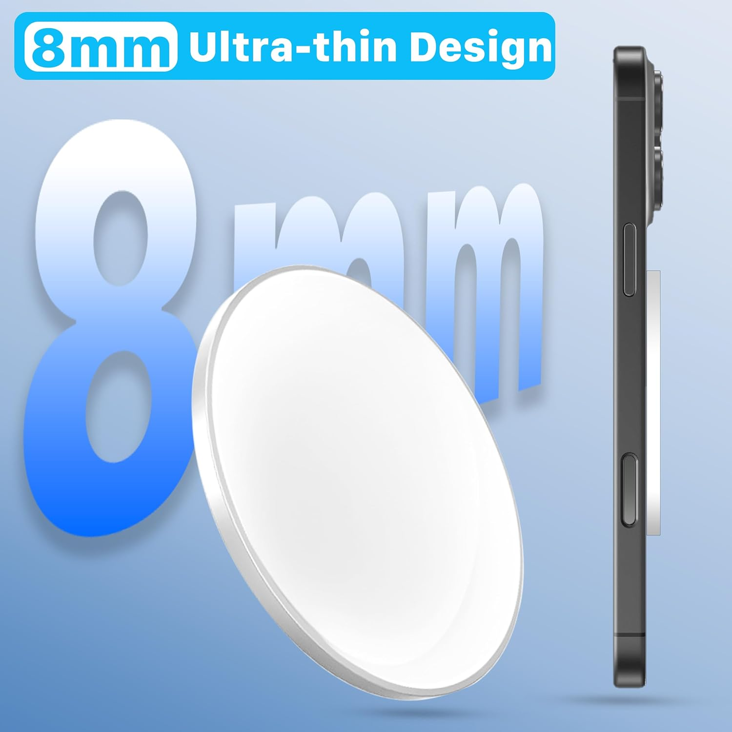 FARWAYVIEW Magnetic Selfie Mirror for Back Camera,Vlog Monitor for Iphone, Camera Mirror, Iphone & All Phones for Selfies (Convex Wide-Angle) image number 1