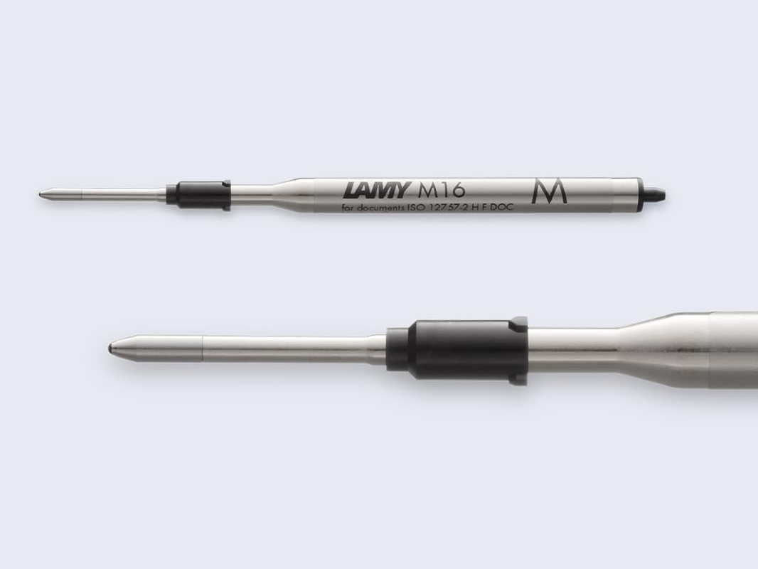 Lamy M16 Fine Point Black Ballpen Refill - Blue image number 4
