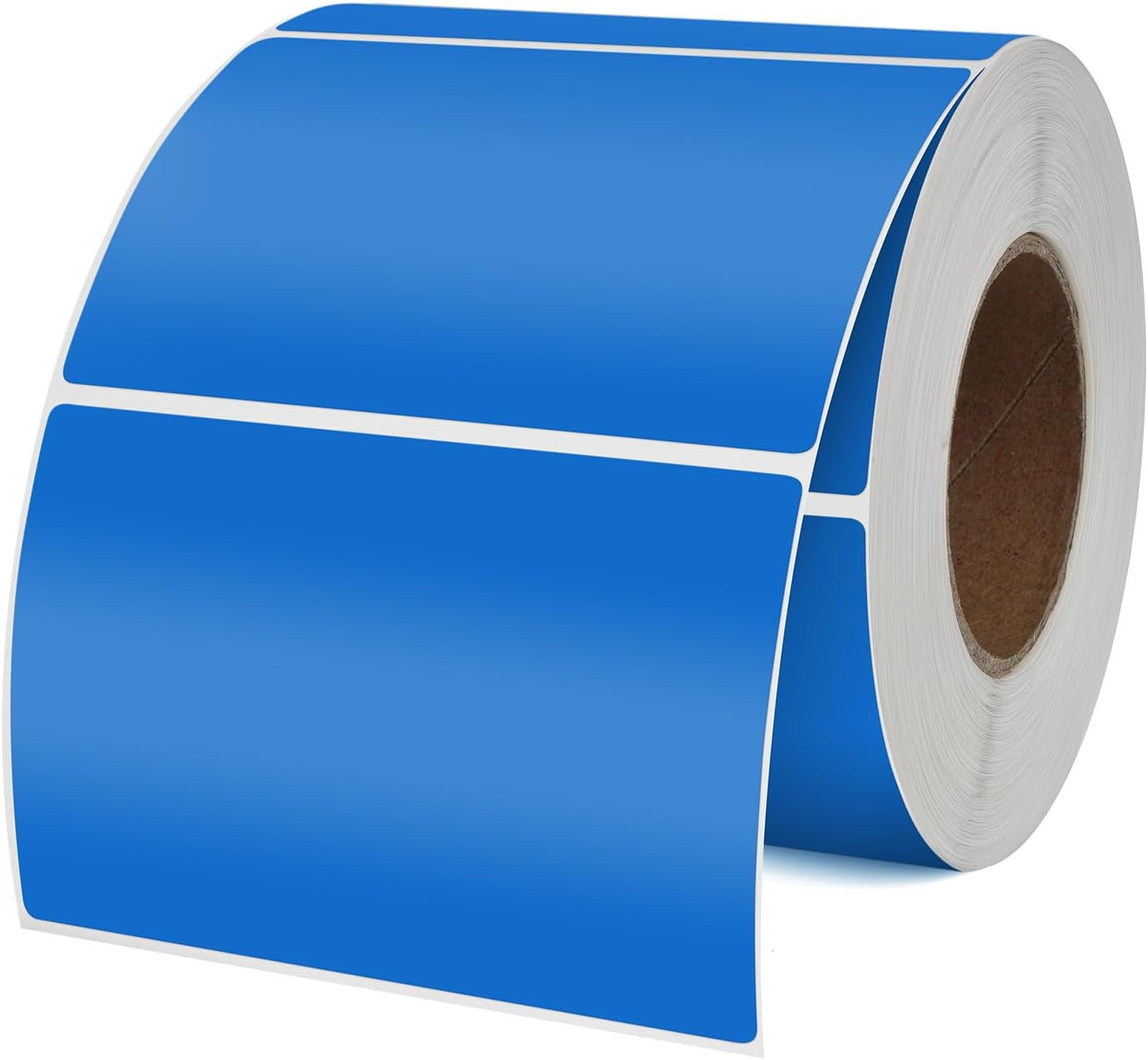 YIKIADA Rectangular White Color Coding Label 2 X 3 Inch Self Adhesive Vinyl Waterproof Writable Removable Sticker Roll for DIY Office School Supplies Inventory Name Price Tag File Paper 500 PCS