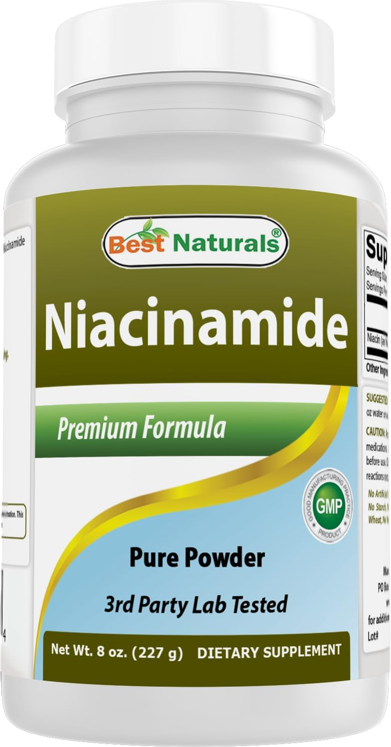 Best Naturals Niacinamide (Vitamin B3) Pure Powder 8 OZ image number 3
