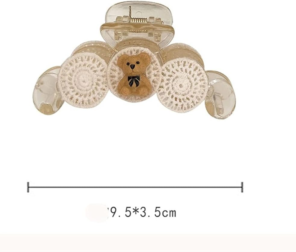 Hair Bobby Pins,Barrettes,Snap Clip,Hair Slides,Women Hairpins Elegant Girls Women Hairpins Crab Korean Hair Claw Clips Accessories for Headwear (Color : Black) (Color : Black) image number 3