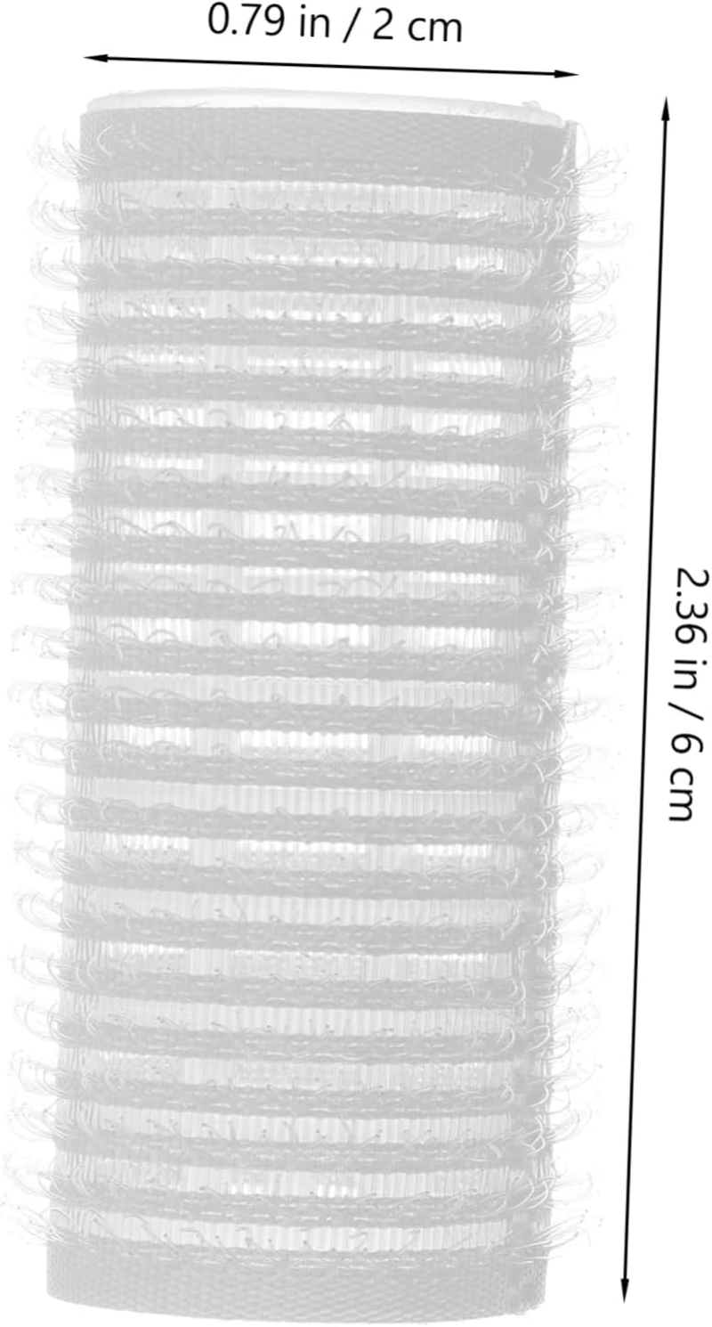 HAMPPLIES Self-Adhesive Hair Rollers 6Pcs 2Cm for Curling Suitable for Hair Types Random Colors image number 1