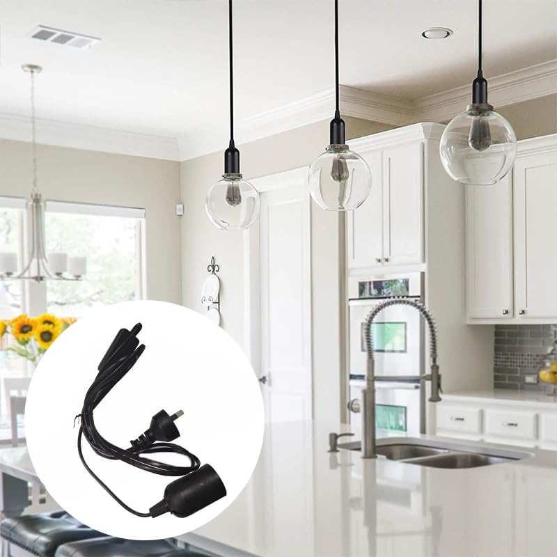 E27 Cable Cord with Switch AU Plug Pendant Lamp Base Light Bulb Holder Socket