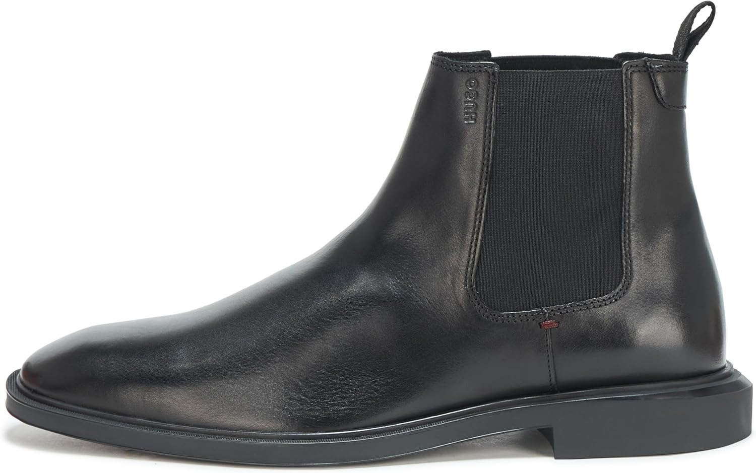 HUGO Men'S Brushed Leather Chelsea Boot Chukka image number 4