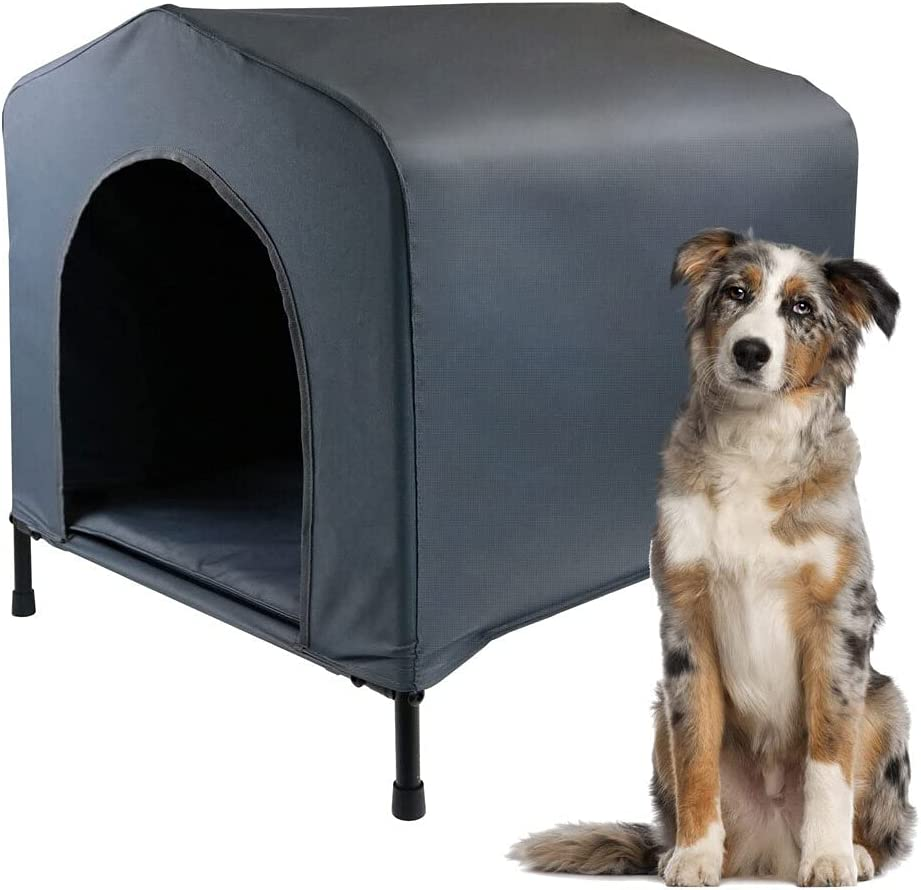 Paws & Claws Indoor/Outdoor Elevated Canvas Dog/Pets Waterproof Bed/House/Kennel image number 3