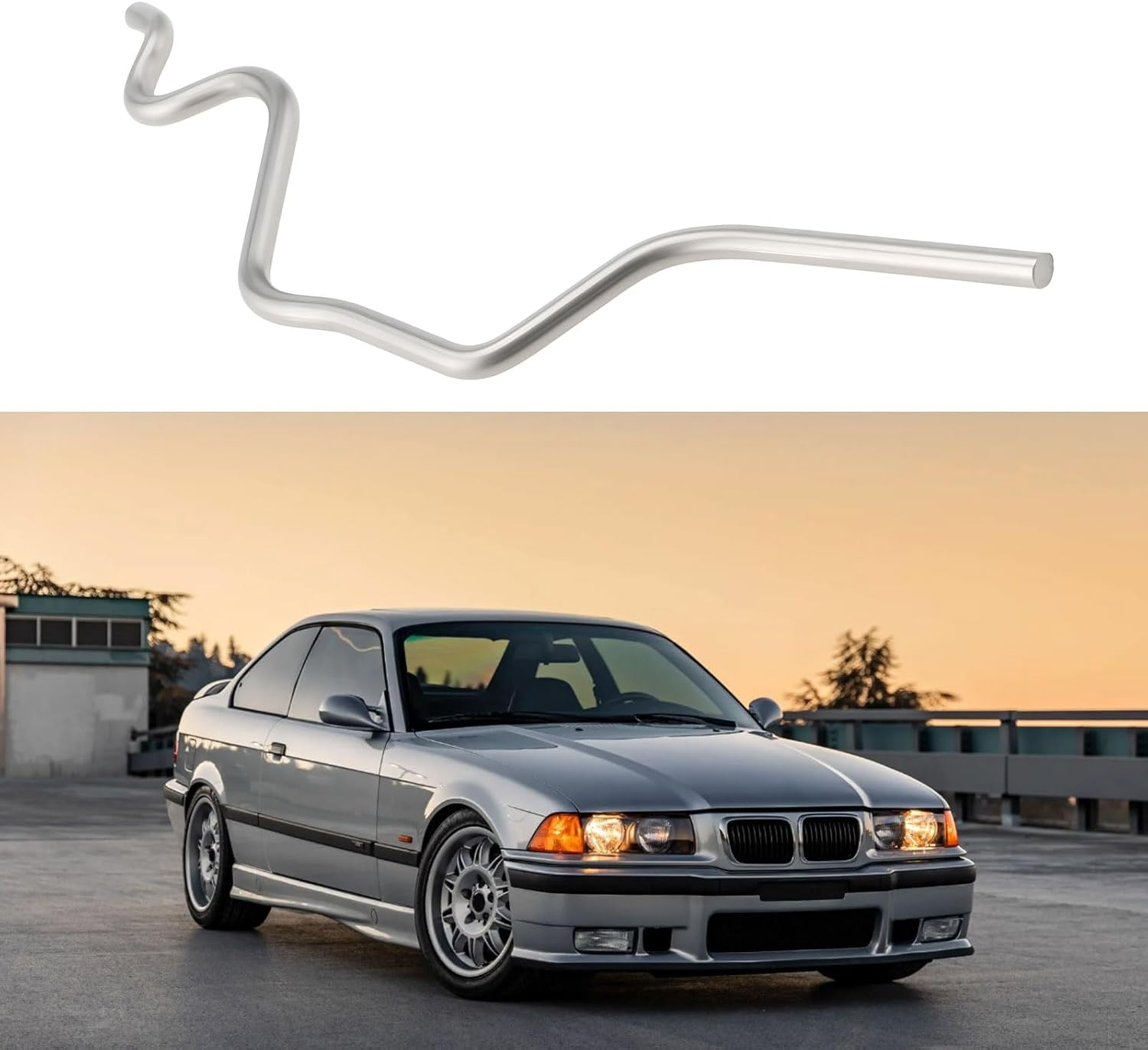 2Pcs Car Fuel Door Spring 51171888374 Compatible with BMW E36 E30 E46 image number 5