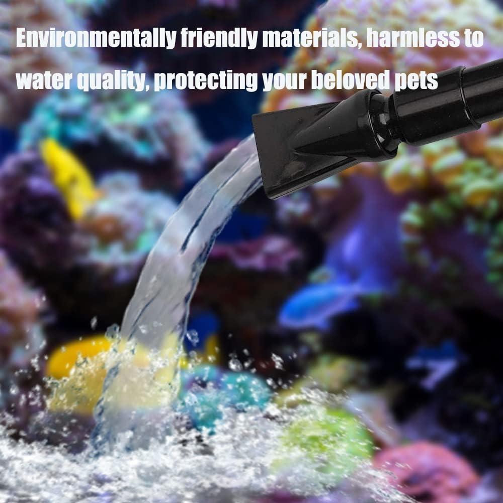 3 Pcs Aquarium Water Outlet Duckbill Plastic 360&deg; Adjustable Fish Tank Rotating Water Outlet Aquarium Outlet Nozzle Joint Tank Water Outlet Tube Fitting for Fish Tanks Water Outflow Pipe Fitting image number 3