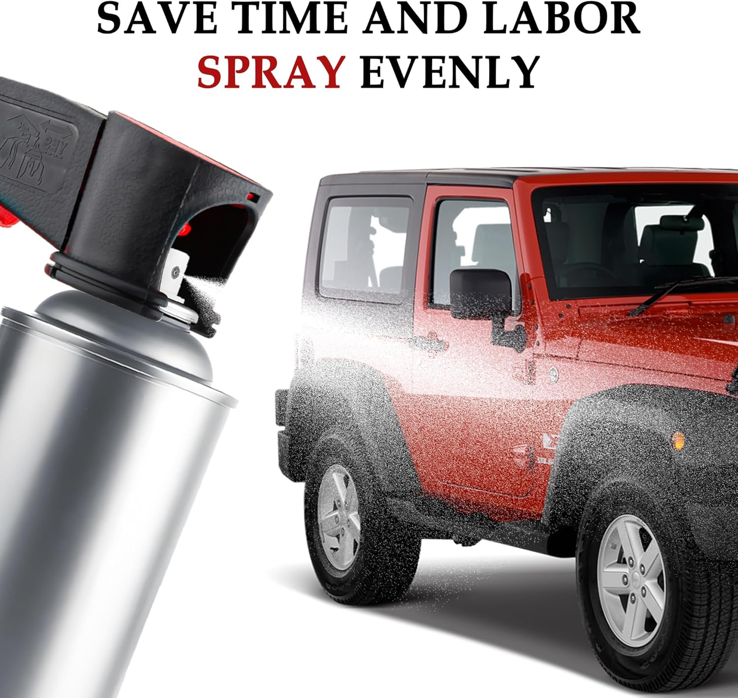 2PCS Spray Can Trigger Handle with Full Hand Grip,Reusable Paint Handle with Trigger to Convert Spray Cans to Paint Sprayer,Automotive Paint Sprayer Suitable for Body Repair Paint Sprayer image number 1