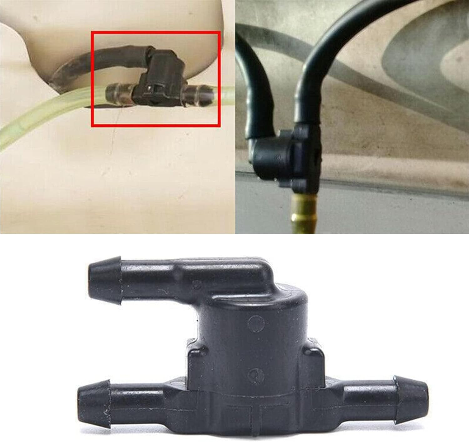 2 PCS Windshield Washer Valve,Auto Replacement for Wiper Washer Windshield Check Valve,85321-28020 Replacement for Toyota Scion Lexus Windshield Check Valve image number 3