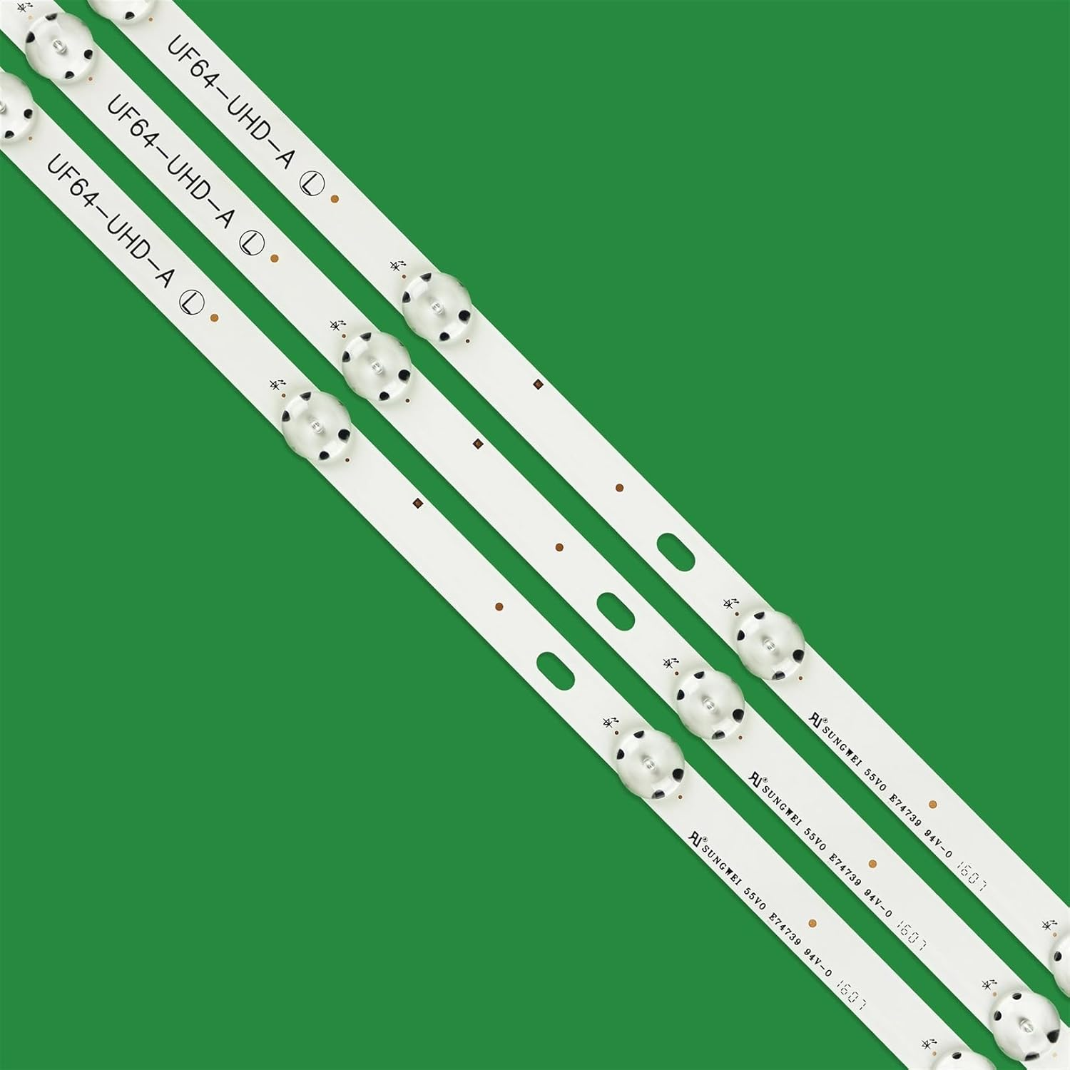 LED Backlight Strip 8Leds Fit for LG Innotek Direct 43Inch UHD 1Bar 24EA 43Uh619V 43UH610V 43UH6030 UF64 UHD_A 43LH5700 LED TV Light image number 5