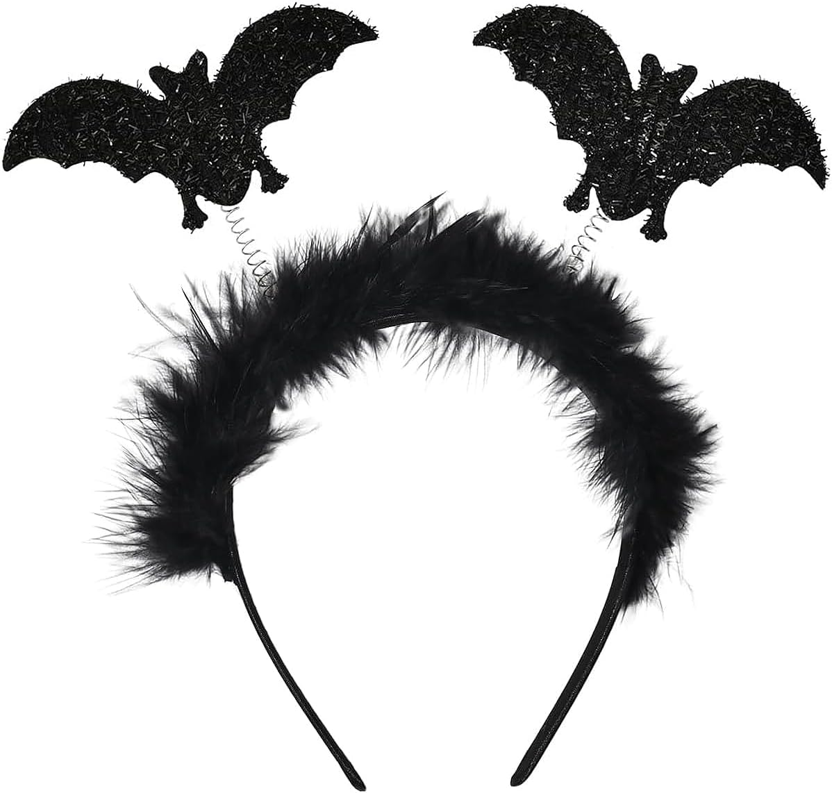 Bat Ears Headband - Halloween Costume Decoration Accessories for Children, Adults, Women & Men, Bat Costume Headpiece for Halloween, Fancy Dress & Carnival Party image number 4