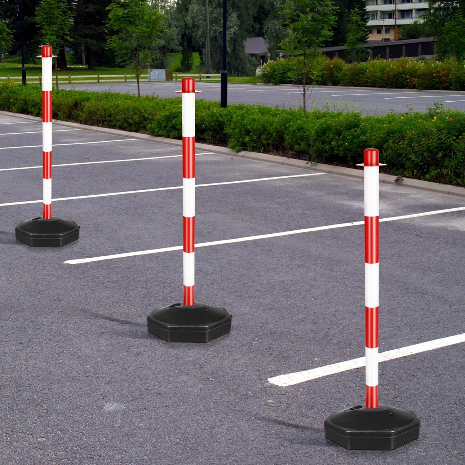 Yardwe Road Safety Column Plastic Warning Pile Tape Super Reflective for Outdoor Traffic Safety image number 2