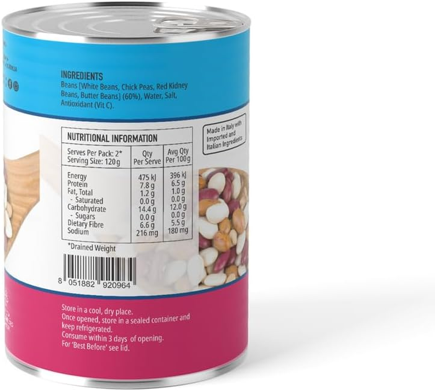 LA BELLA SAN MARZANO - FOUR BEANS MIX image number 2