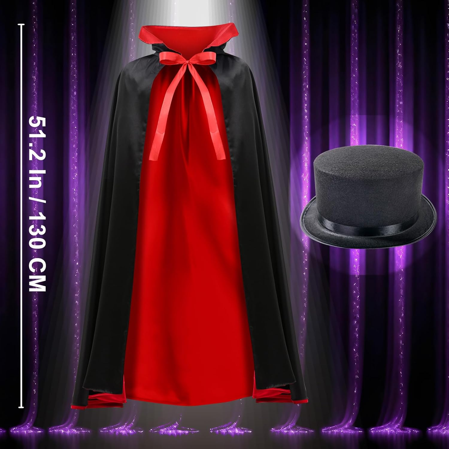 PATIFEED Kids Magic Kit, Magician Costume for Pretend Play, Magic Set with Instructions for Each Trick for Kids Ages 6 7 8 9 10 11 12 image number 4