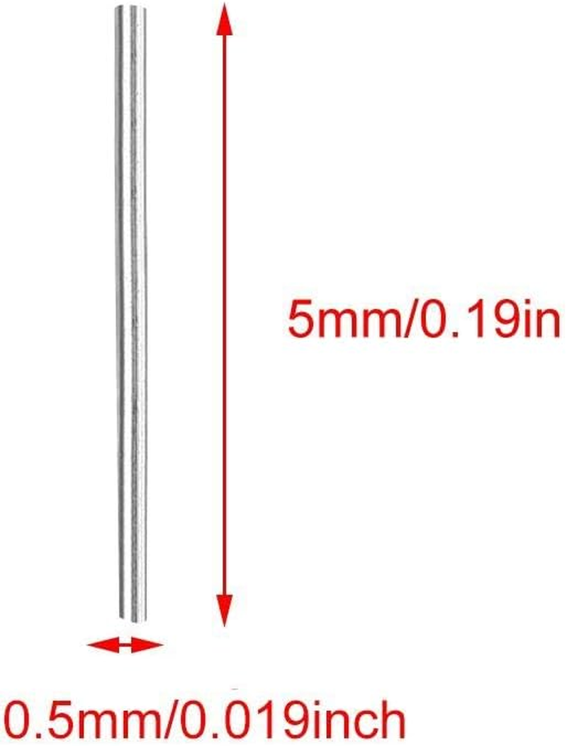 Stainless Steel Tumbling Pins, Small Diameter Magnetic Polishing Media Pins Finishing Polishing Tools Specially Made to Work with Tumbler and Polisher for Cleaning, Polishing(5Mm, 0.5Mm) image number 6