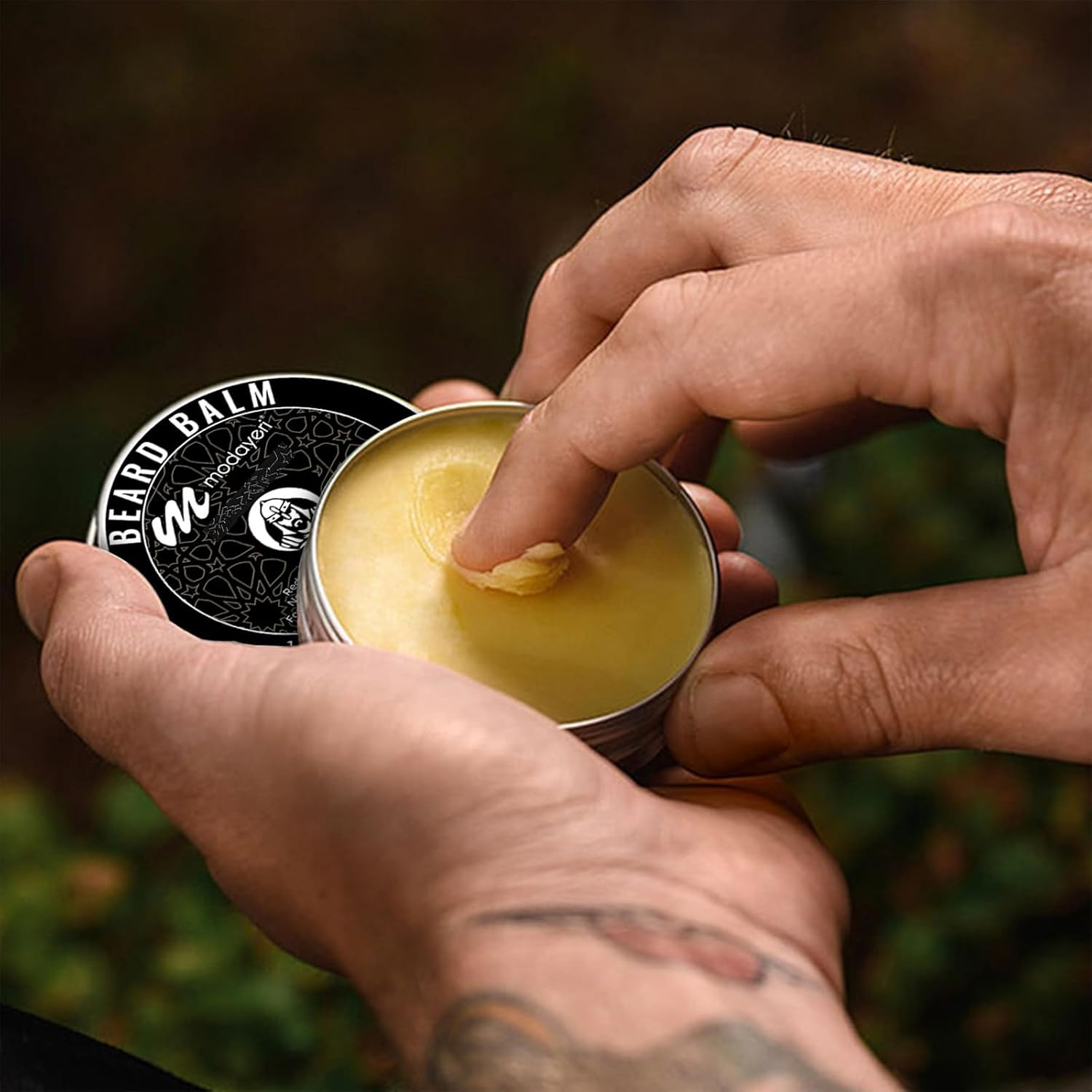 Modayeri Alışverişte Yeni Moda Premium Beard Balm for Softening - Conditioning and Styling, Healthier Beard, Natural Beard Conditioning and Styling Balm for Men image number 1