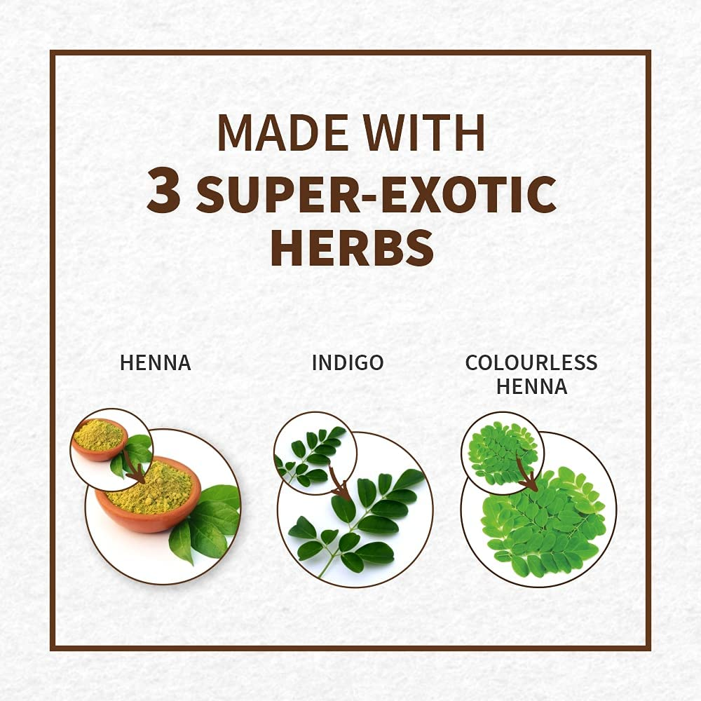 Indus Valley Bio Organic 100% Pure & Natural Henna Hair Color (Blonde) (Set of 2) image number 6