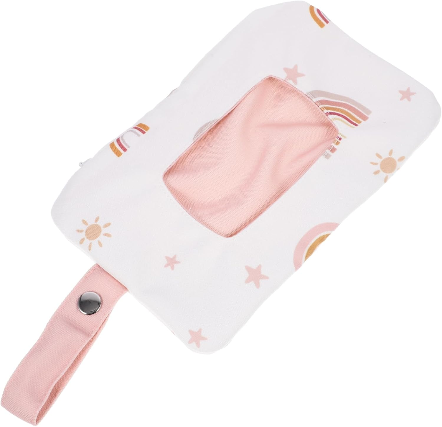 Cartoon Pattern Wet Tissue Bag Portable Wipes Container Wipes Dispenser