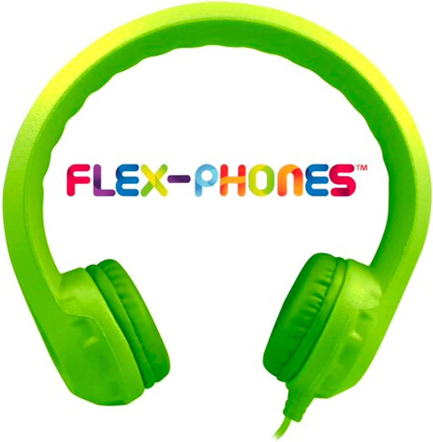 Hamilton Buhl Kids-Grn Flex-Phones Single Construction Foam Headphones - Green Kindergarten Grade to 3 Grade - Green image number 4