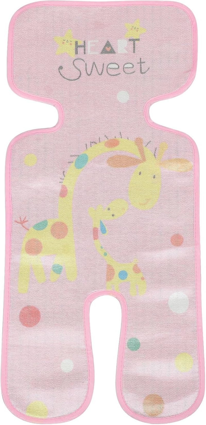 Stroller Liner Cooling Seat Cushion Ice Silk Material Fit Newborn Soft Breathable Pad Lightweight Easy Install for Hot Weather image number 6