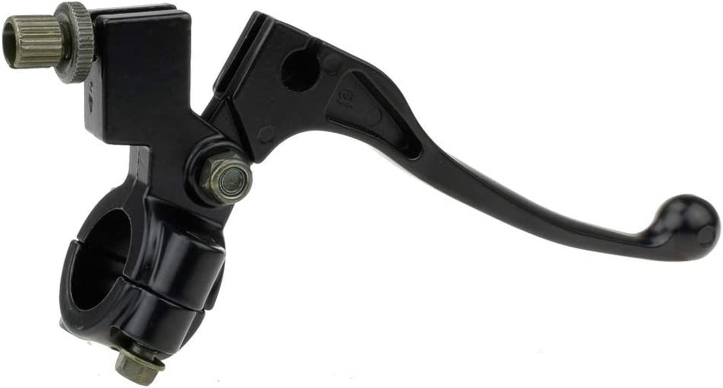 7/8" Universal Motorcycle Black Left Clutch Brake Handle Lever Perch for Honda CRF XR 80 100 CRF80 XR200 SSR 125Cc Coolster Roketa Baja X-Treme Pit Dirt Motor Bike Motocross Parts image number 4
