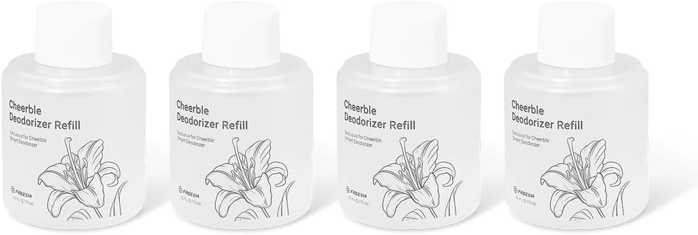 Cheerble Smart Deodoriser Freesia Refill (Pack of 4)