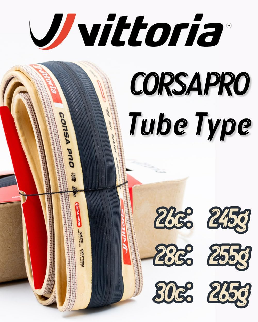 Vittoria Corsa Pro G2.0 Clincher 700X28C (28-622) Black/Para Hookless Compatible
