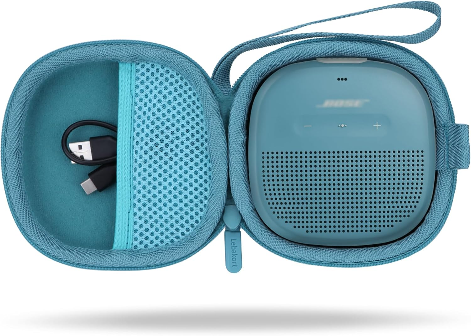 Lebakort Hard Case Compatible with Bose Soundlink Micro/Micro 2Nd Speaker (Black Case)